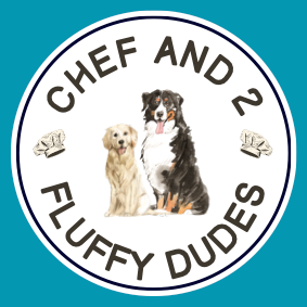 CHEF AND 2 FLUFFY DUDES